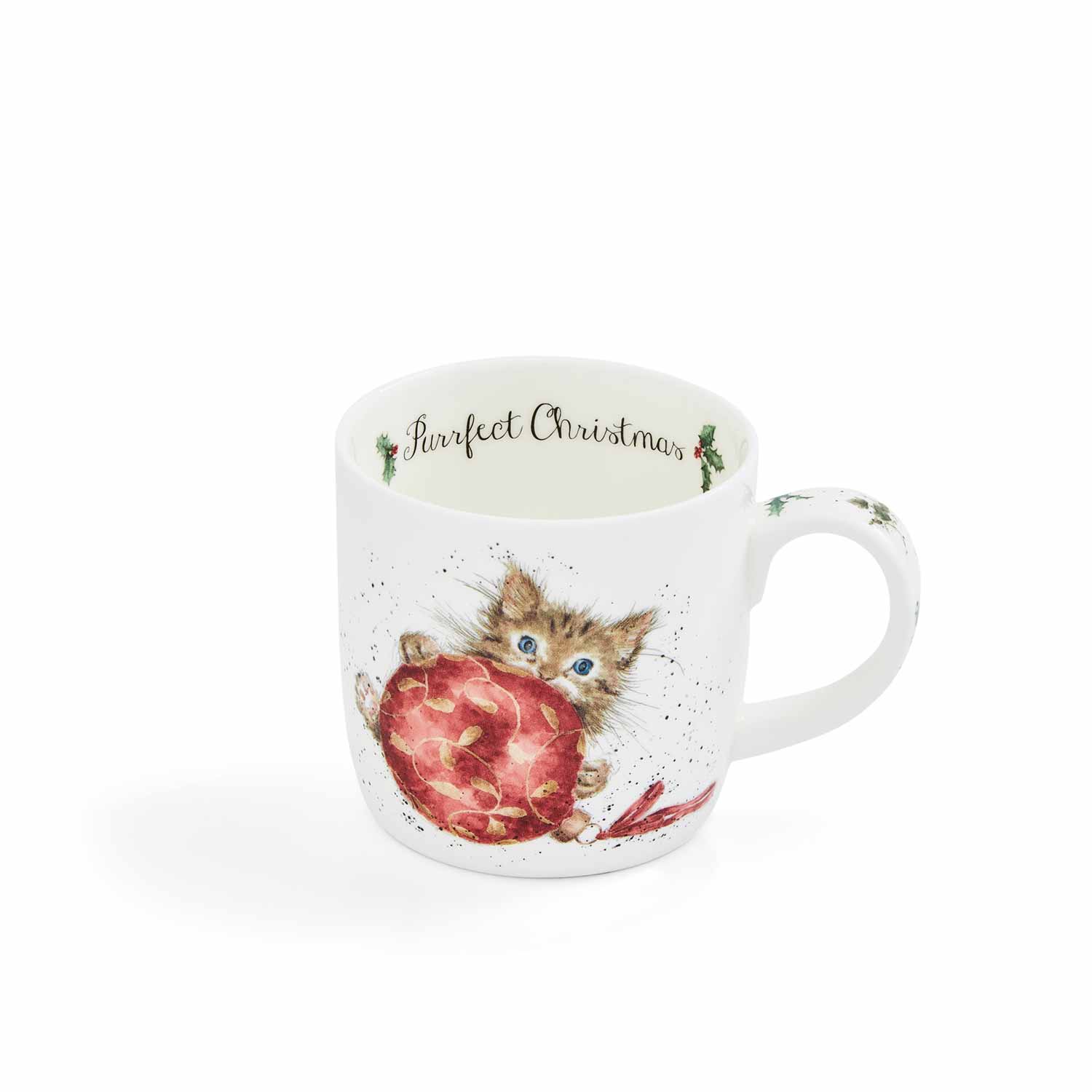 Wrendale Designs Purrfect Christmas Kitten Mug image number null